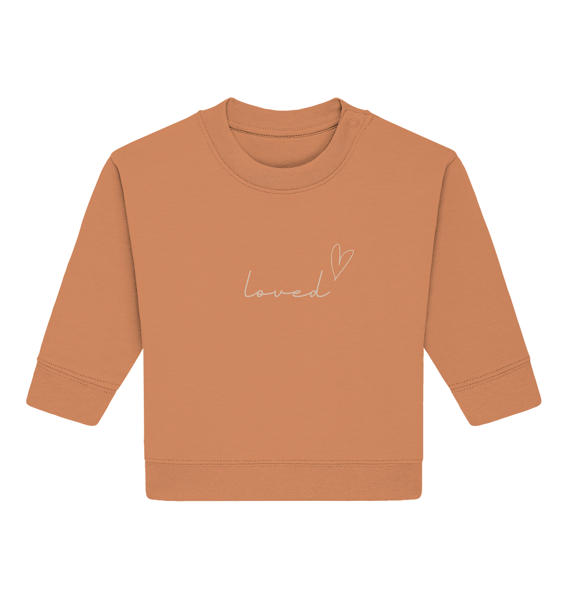 loved - Baby Organic Sweatshirt - wertvoll und geliebt 
