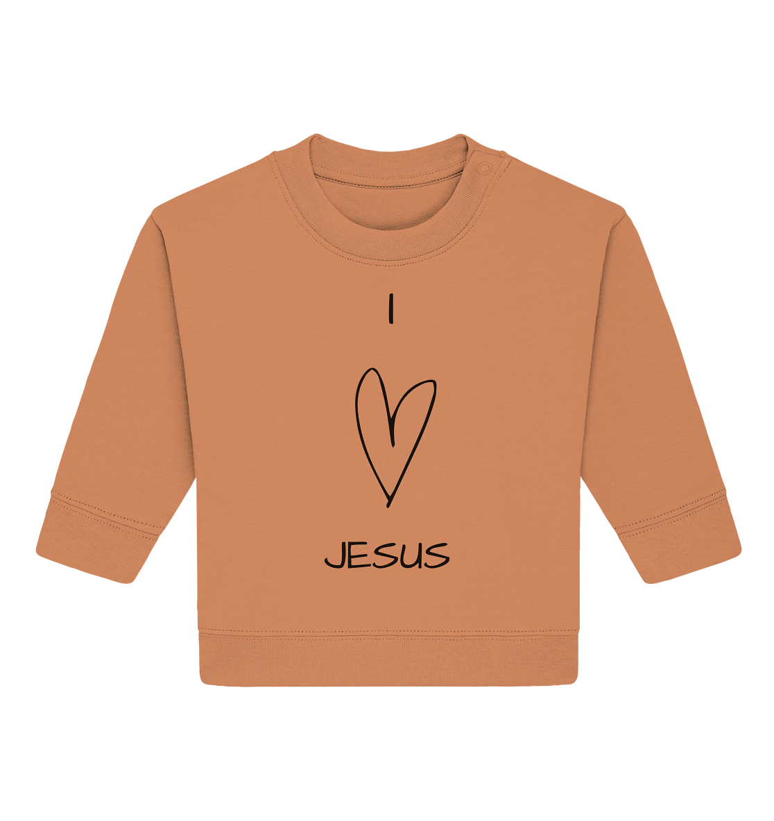 I love Jesus - Baby Organic Sweatshirt - wertvoll und geliebt 