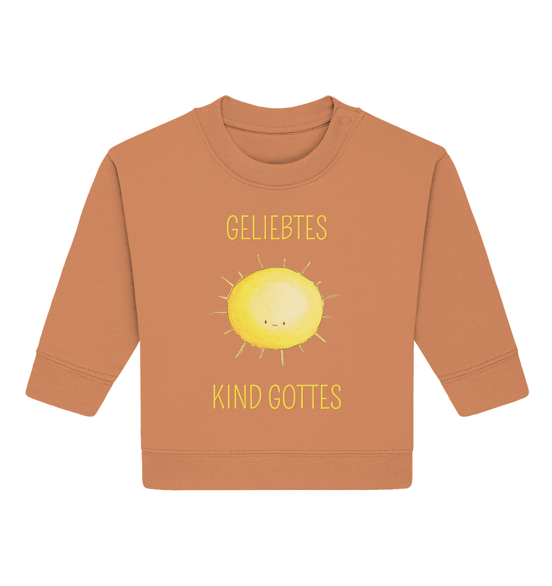 Geliebtes Kind Gottes - Baby Organic Sweatshirt - wertvoll und geliebt 