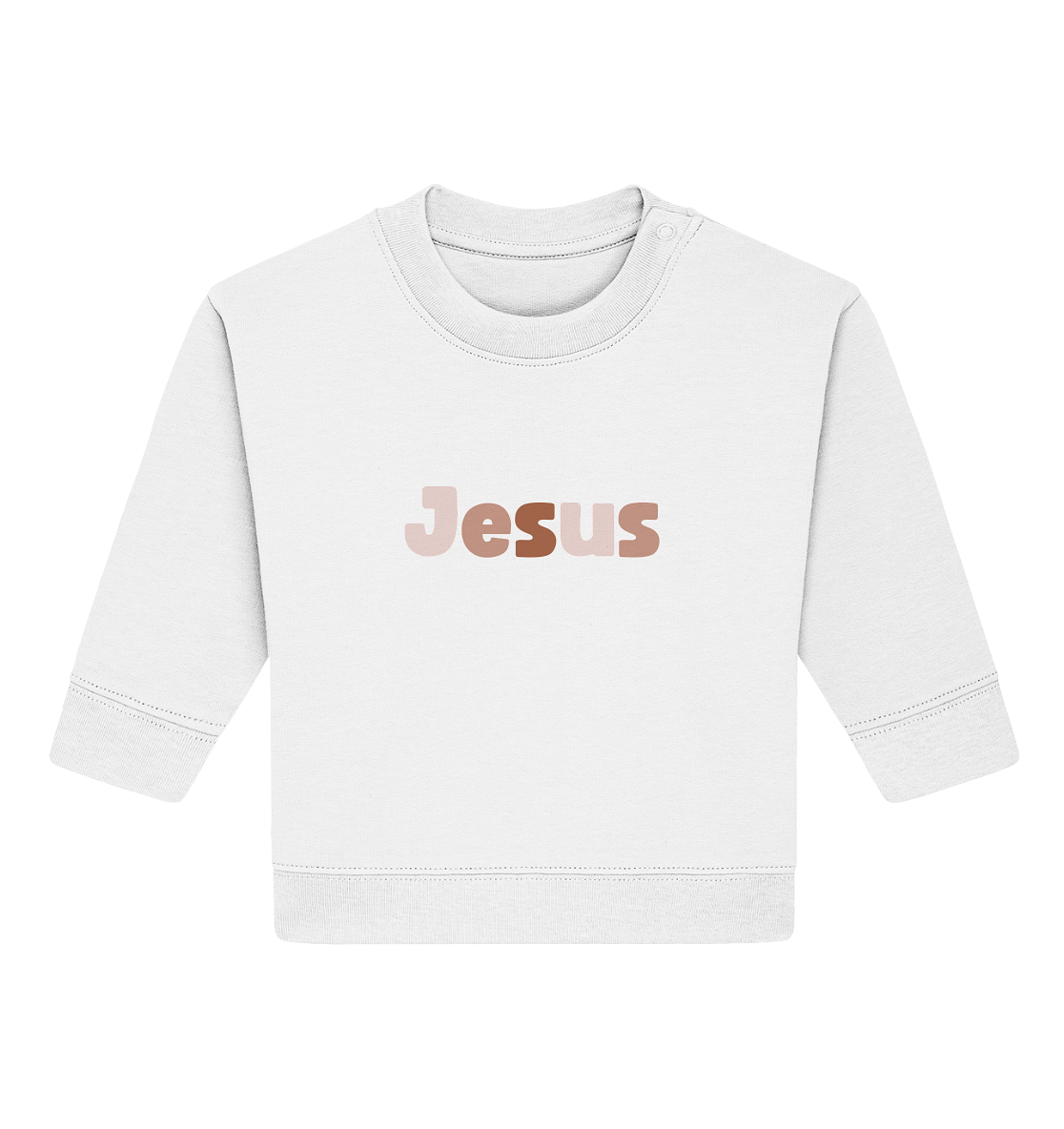 Jesus - Baby Organic Sweatshirt - wertvoll und geliebt 