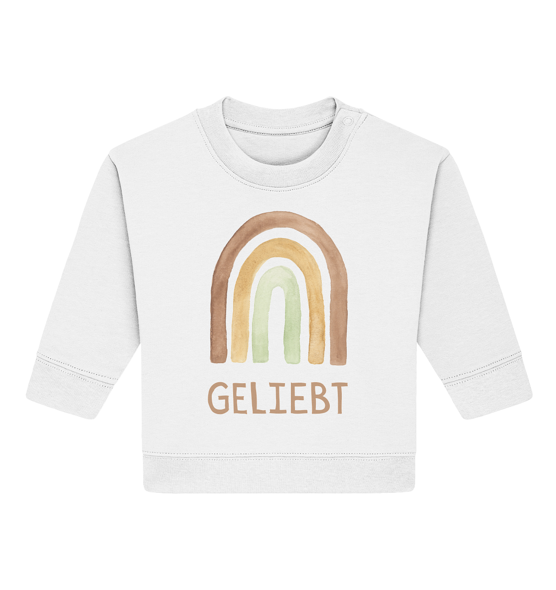Geliebt Jungs - Baby Organic Sweatshirt - wertvoll und geliebt 