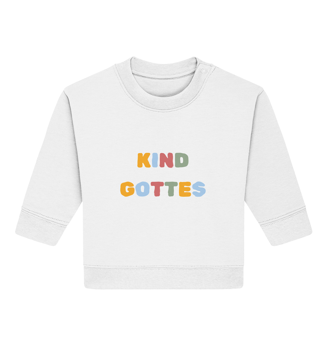 Kind Gottes - Baby Organic Sweatshirt - wertvoll und geliebt 