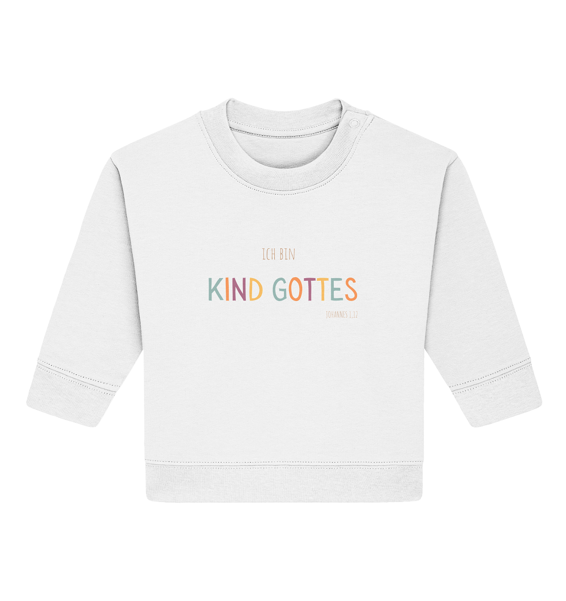Kind Gottes - Baby Organic Sweatshirt - wertvoll und geliebt 