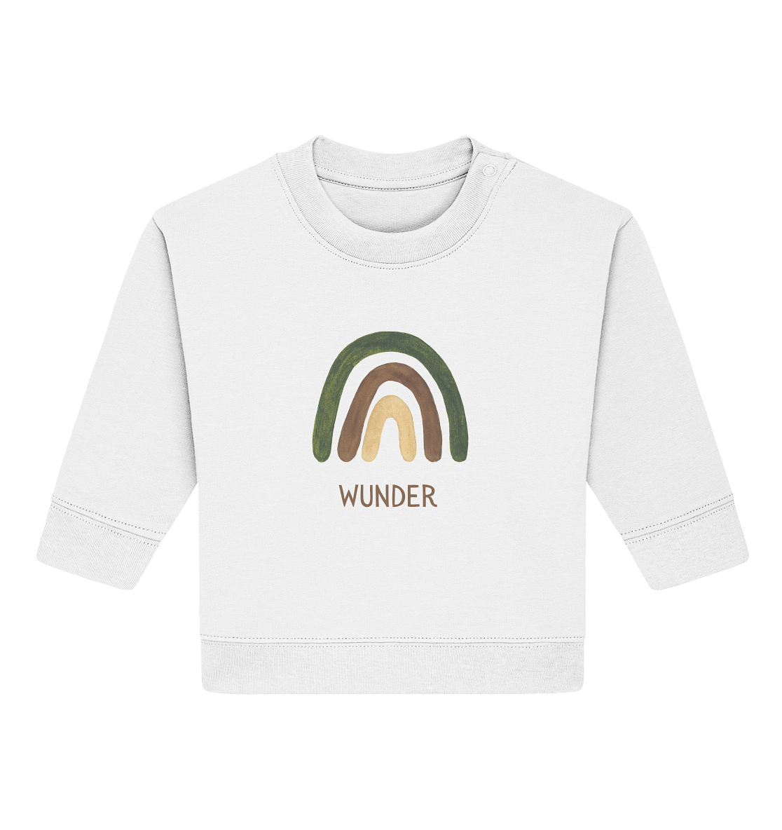 Wunder - Baby Organic Sweatshirt - wertvoll und geliebt 