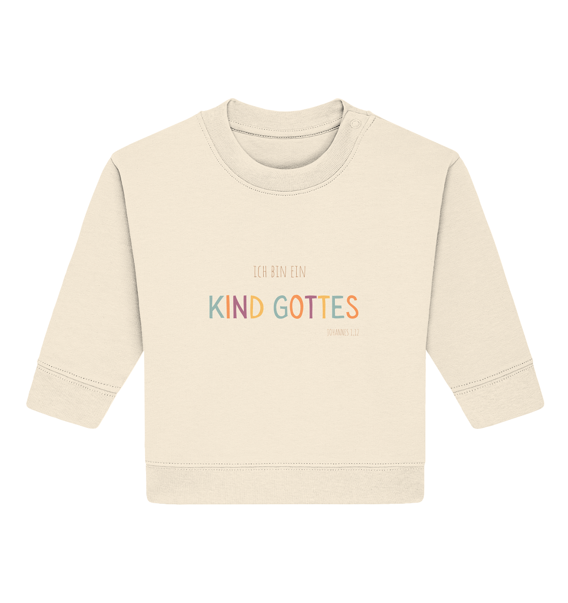 Kind Gottes - Baby Organic Sweatshirt - wertvoll und geliebt 