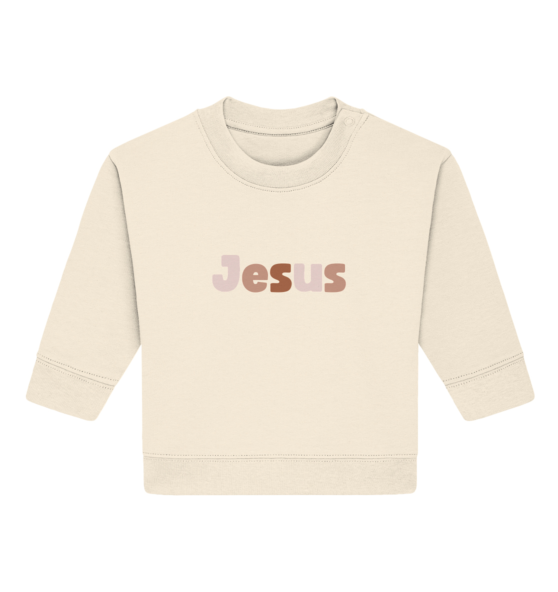 Jesus - Baby Organic Sweatshirt - wertvoll und geliebt 