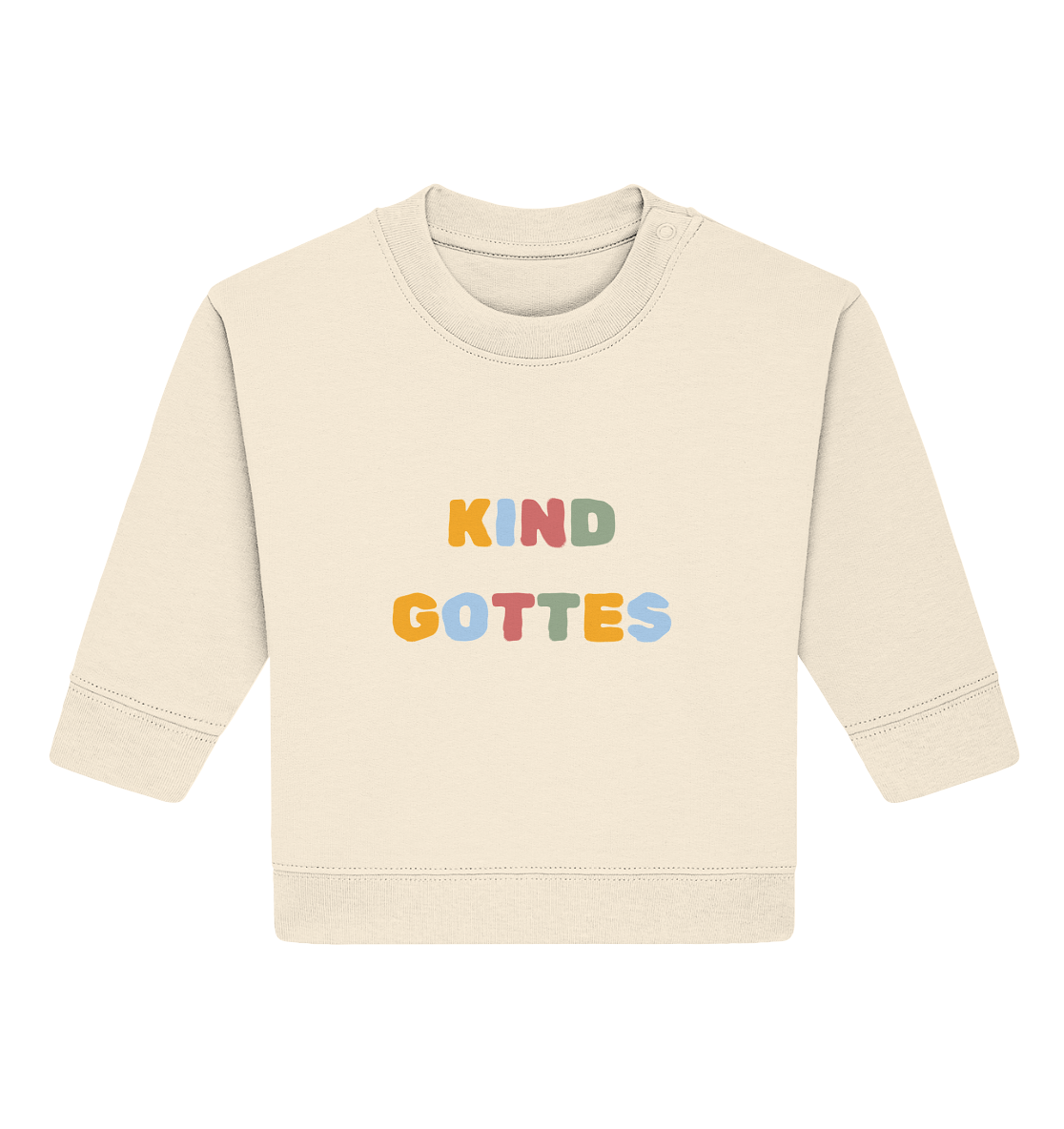 Kind Gottes - Baby Organic Sweatshirt - wertvoll und geliebt 