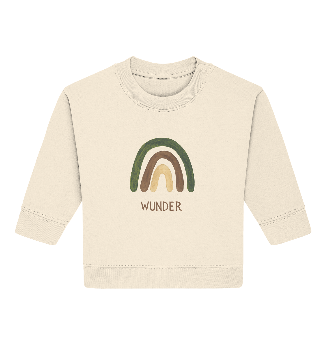 Wunder - Baby Organic Sweatshirt - wertvoll und geliebt 