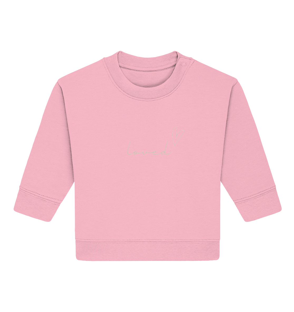 loved - Baby Organic Sweatshirt - wertvoll und geliebt 