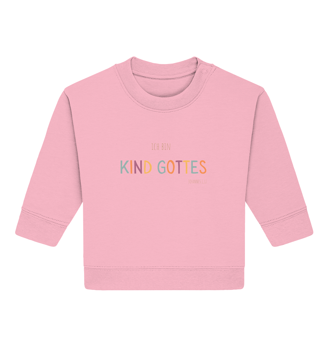 Kind Gottes - Baby Organic Sweatshirt - wertvoll und geliebt 