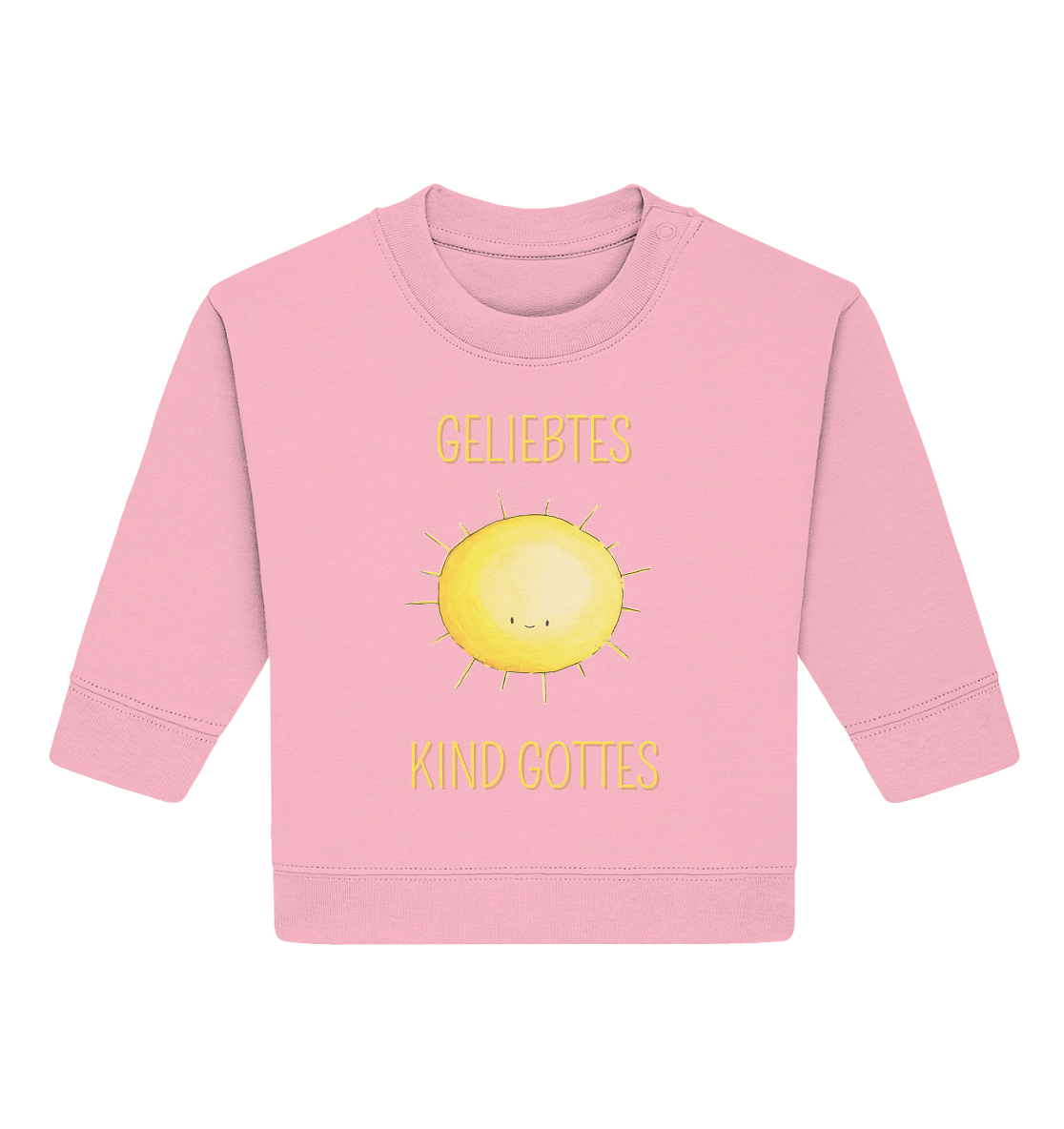 Geliebtes Kind Gottes - Baby Organic Sweatshirt - wertvoll und geliebt 