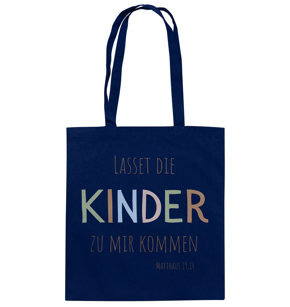 Lasset die Kinder zu mir kommen - Baumwolltasche - wertvoll und geliebt 