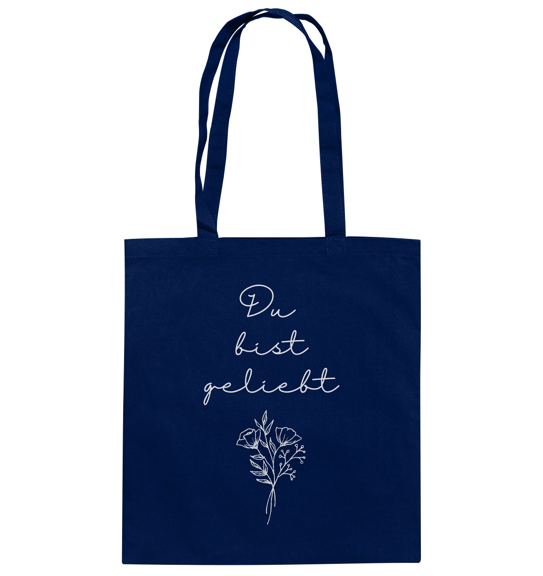 Du bist geliebt - Baumwolltasche - wertvoll und geliebt 