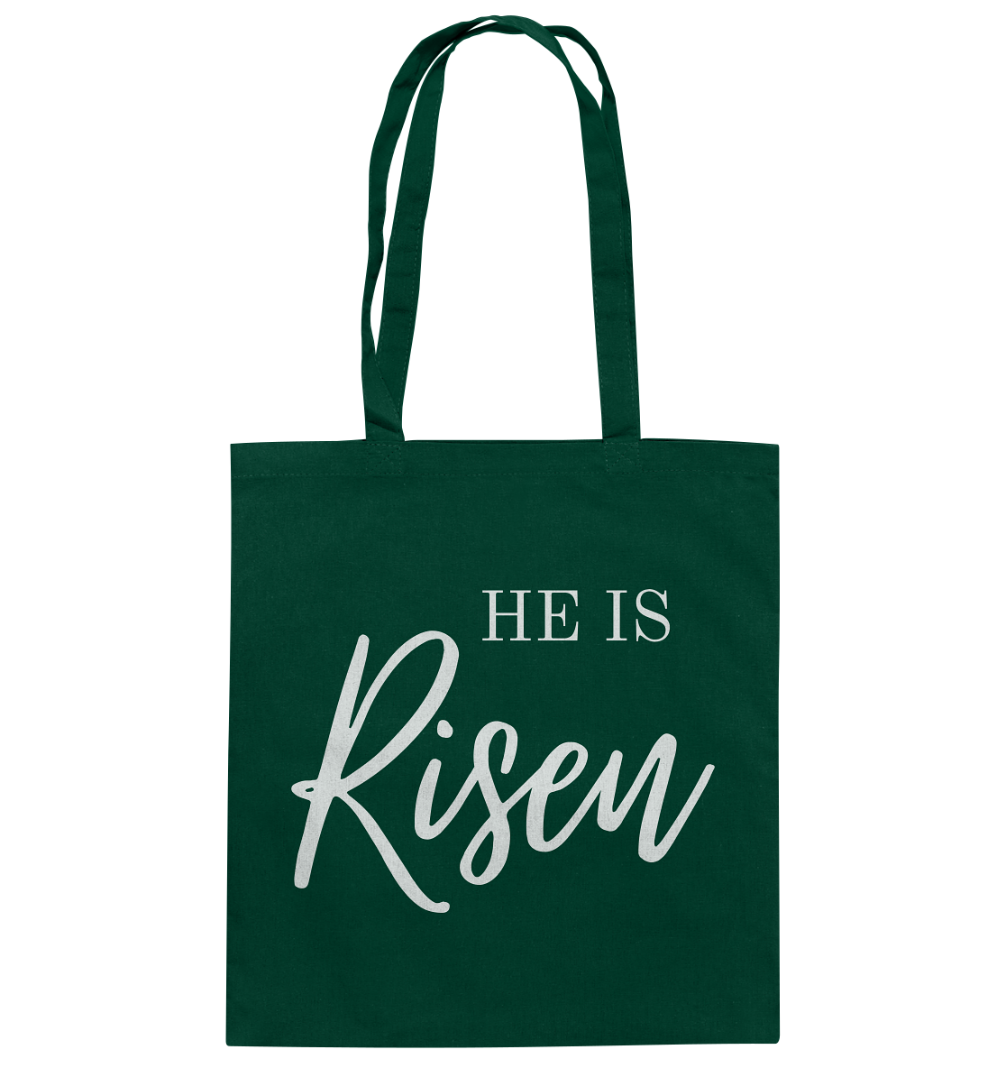 He is risen - Baumwolltasche - wertvoll und geliebt 