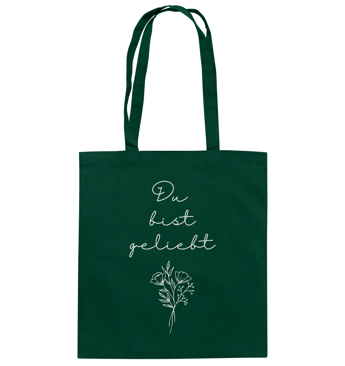 Du bist geliebt - Baumwolltasche - wertvoll und geliebt 