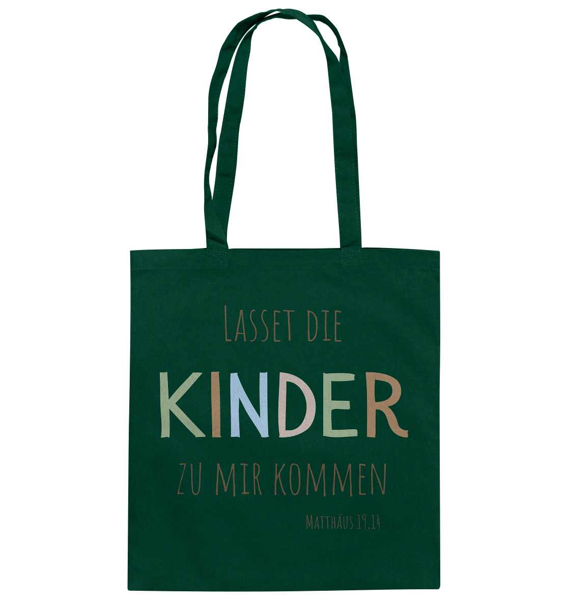 Lasset die Kinder zu mir kommen - Baumwolltasche - wertvoll und geliebt 