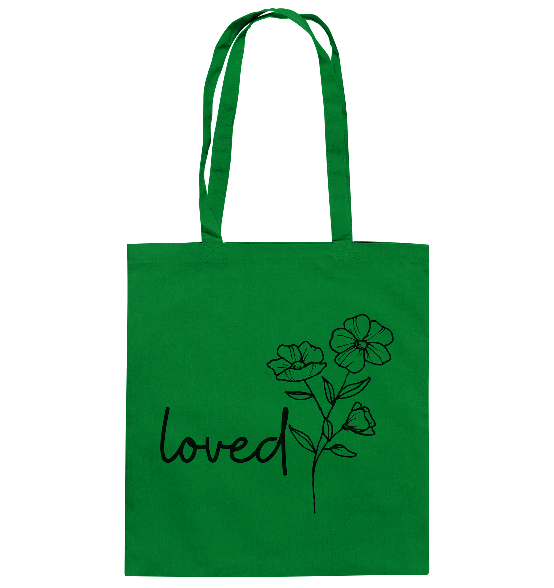 loved - Baumwolltasche - wertvoll und geliebt 
