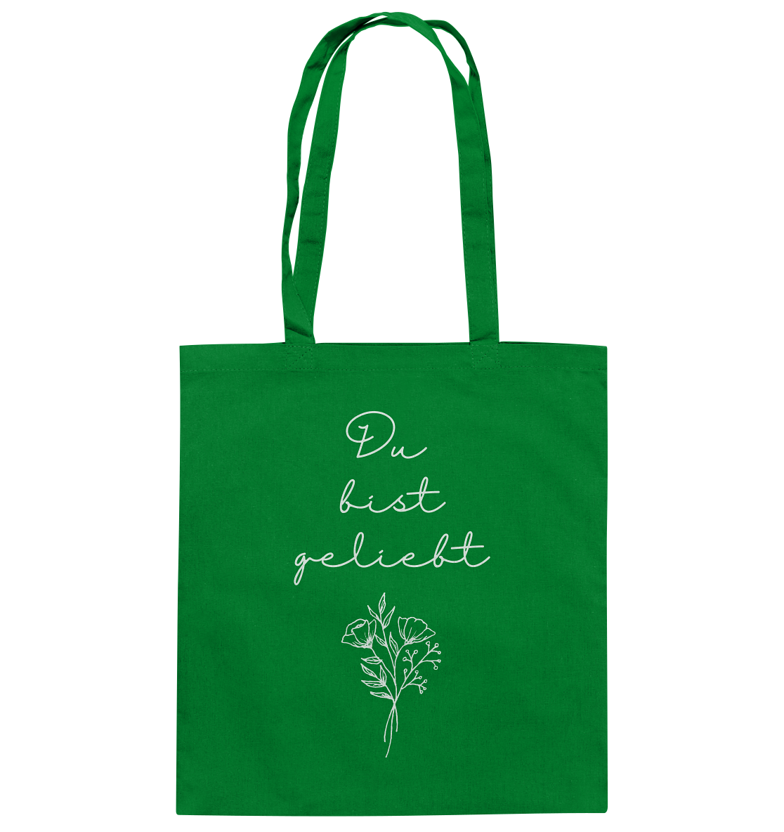 Du bist geliebt - Baumwolltasche - wertvoll und geliebt 