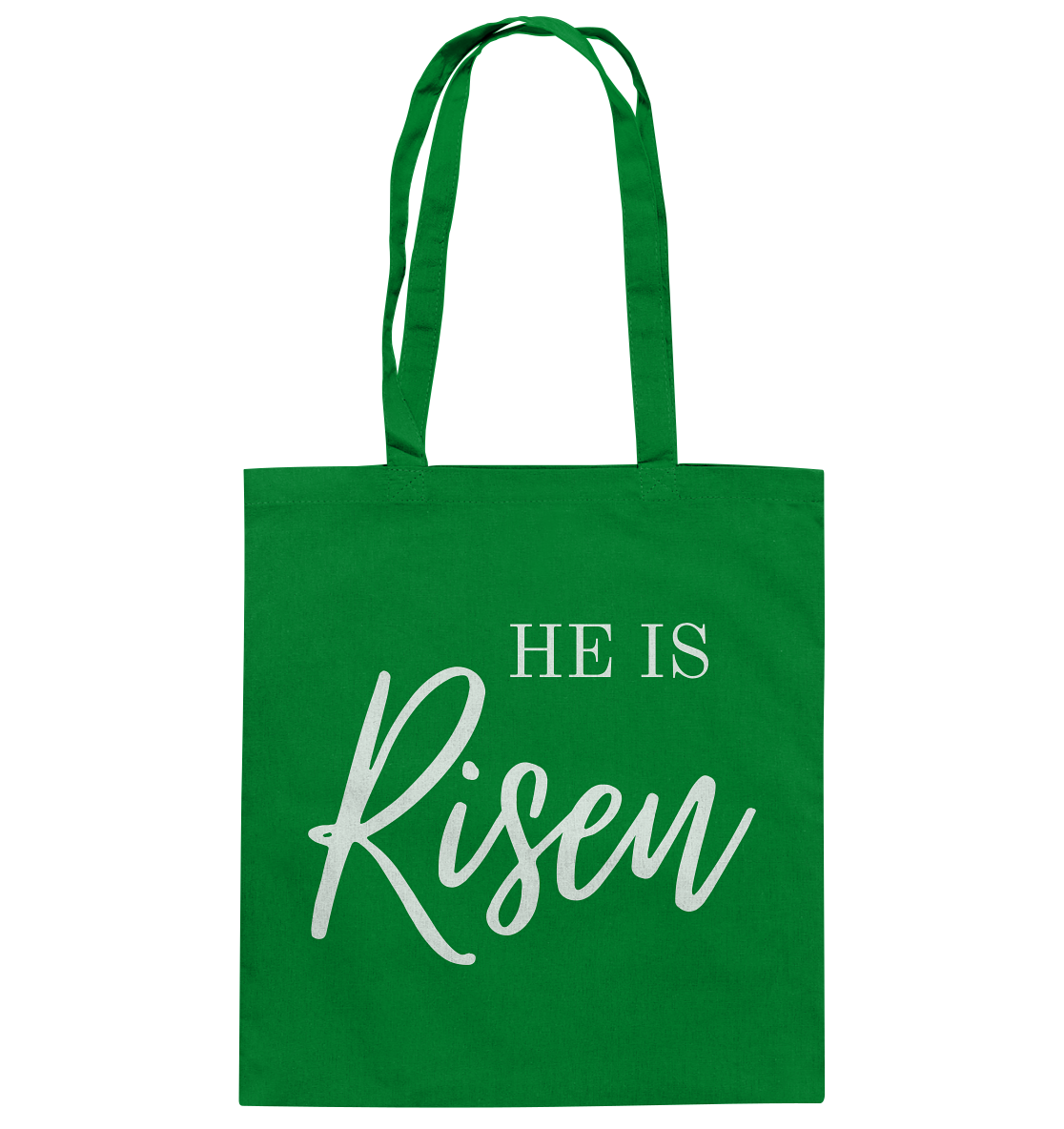 He is risen - Baumwolltasche - wertvoll und geliebt 