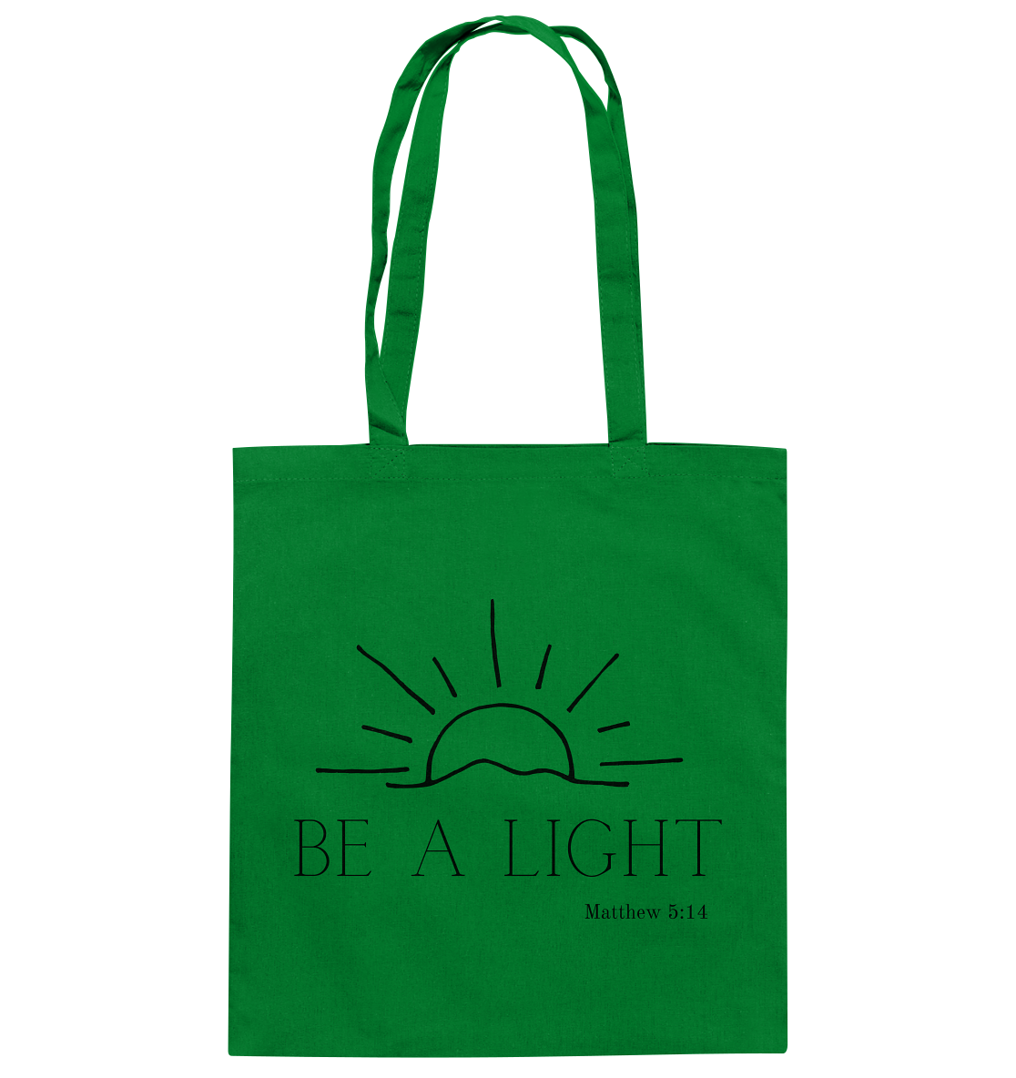 Be a light - Baumwolltasche - wertvoll und geliebt 