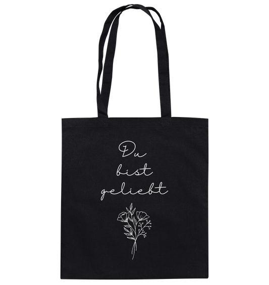 Du bist geliebt - Baumwolltasche - wertvoll und geliebt 