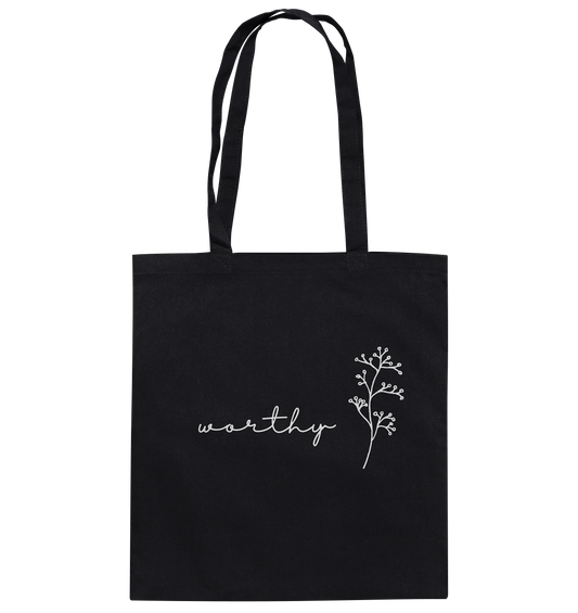Worthy - Baumwolltasche - wertvoll und geliebt 