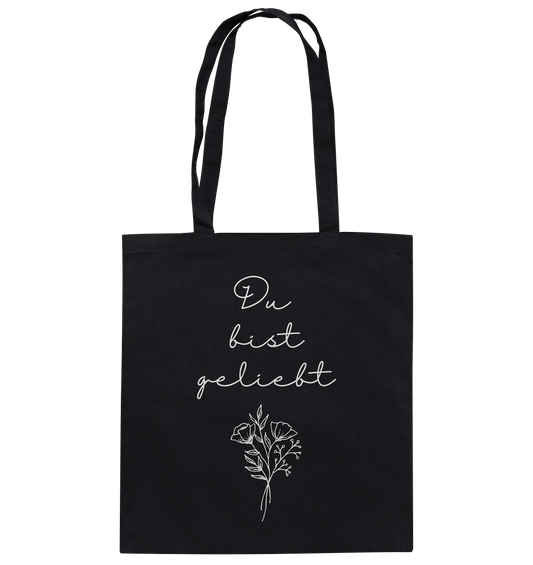 Du bist geliebt - Baumwolltasche - wertvoll und geliebt 
