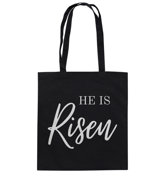 He is risen - Baumwolltasche - wertvoll und geliebt 
