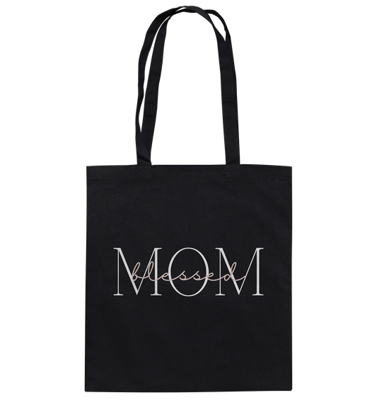 Blessed mom - Baumwolltasche - wertvoll und geliebt 
