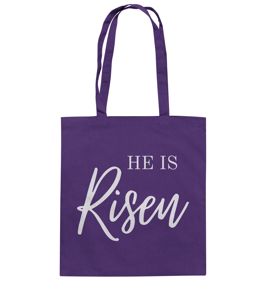 He is risen - Baumwolltasche - wertvoll und geliebt 