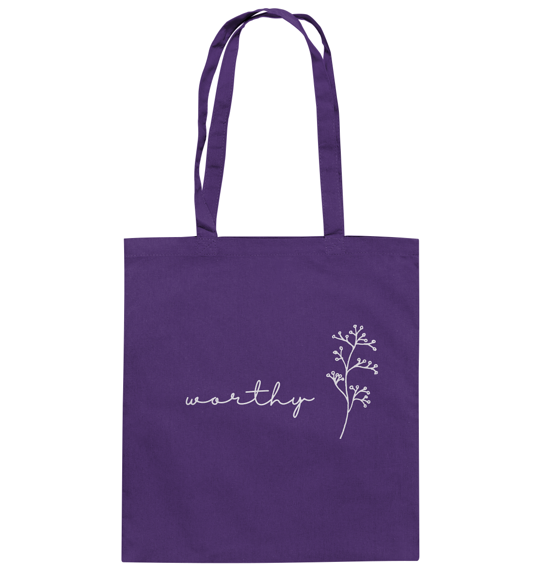 Worthy - Baumwolltasche - wertvoll und geliebt 