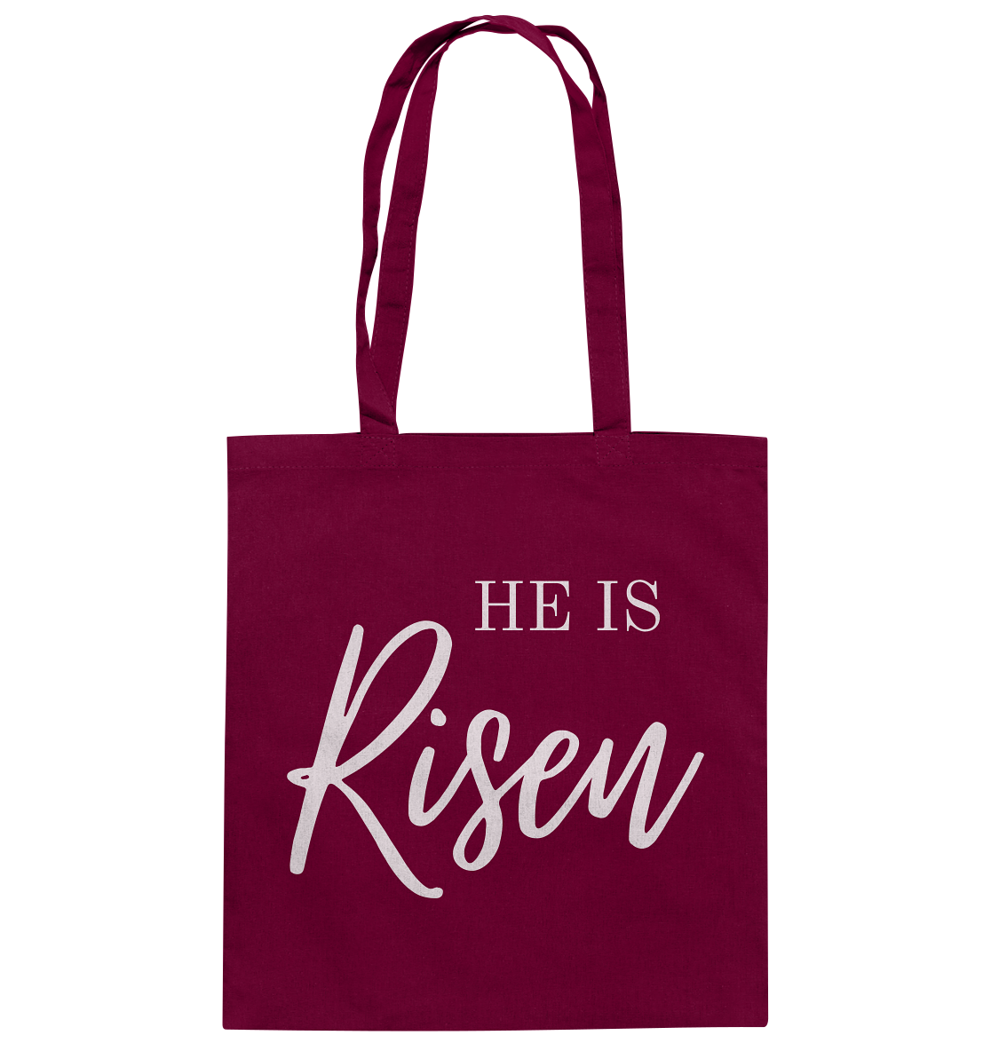 He is risen - Baumwolltasche - wertvoll und geliebt 