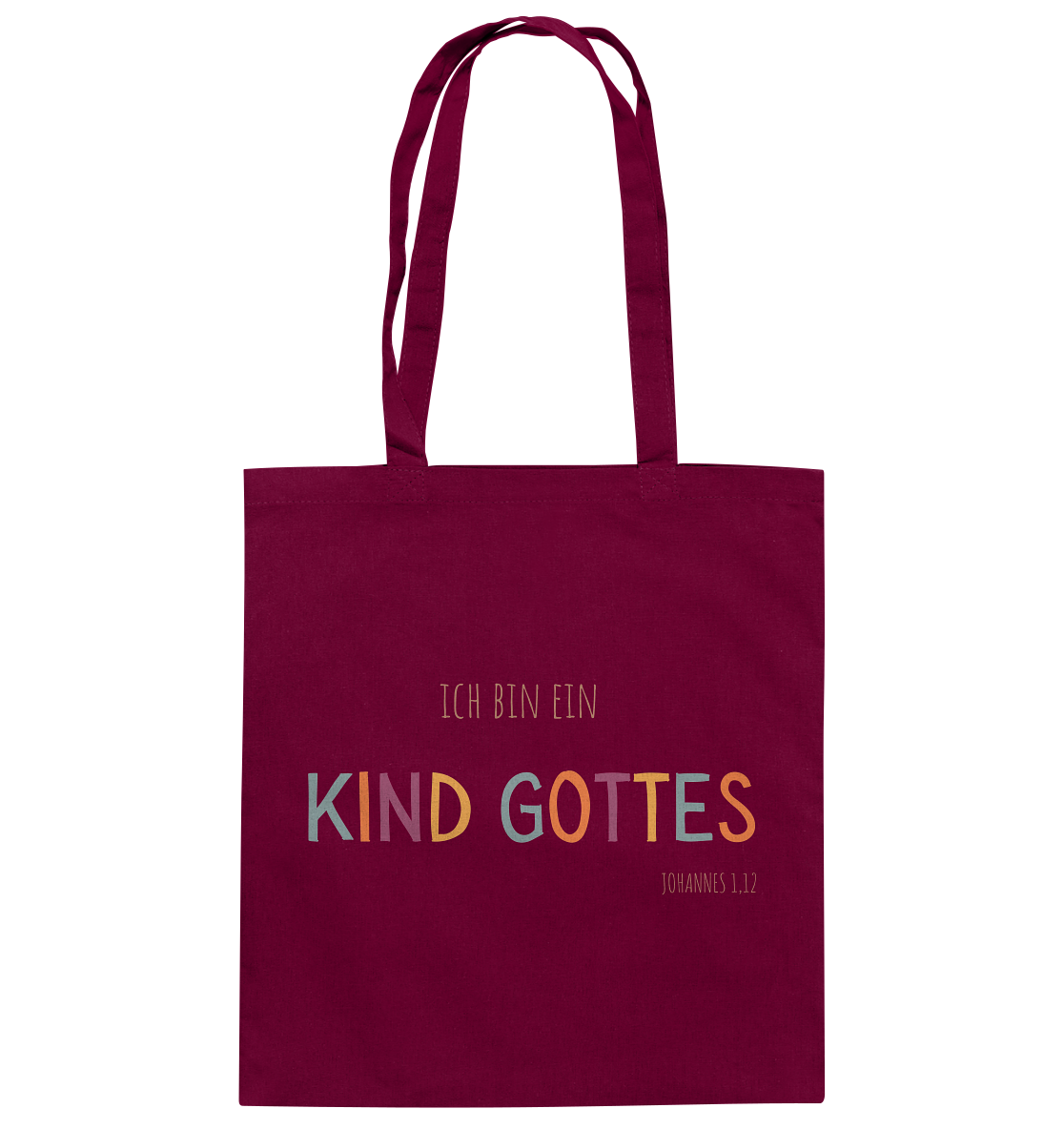 Kind Gottes - Baumwolltasche - wertvoll und geliebt 