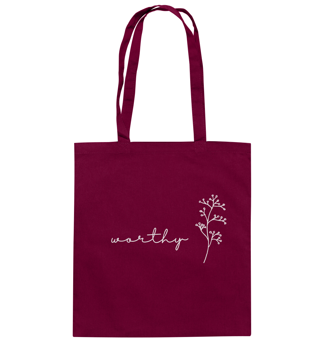 Worthy - Baumwolltasche - wertvoll und geliebt 