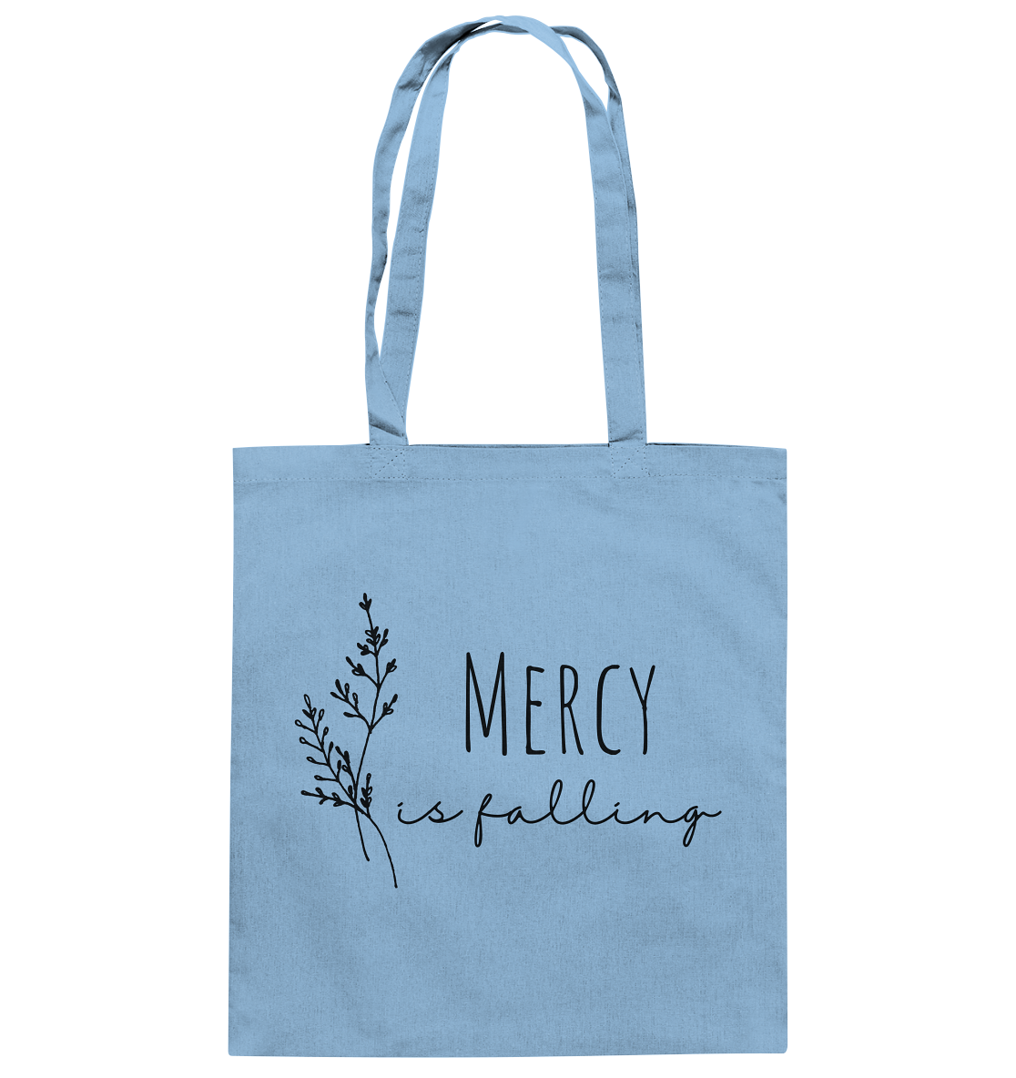 mercy is falling - Baumwolltasche - wertvoll und geliebt 