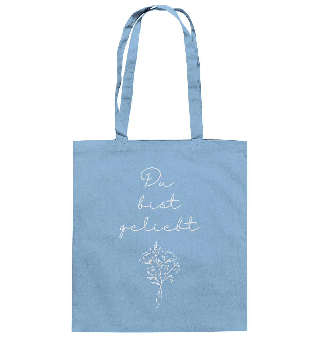 Du bist geliebt - Baumwolltasche - wertvoll und geliebt 