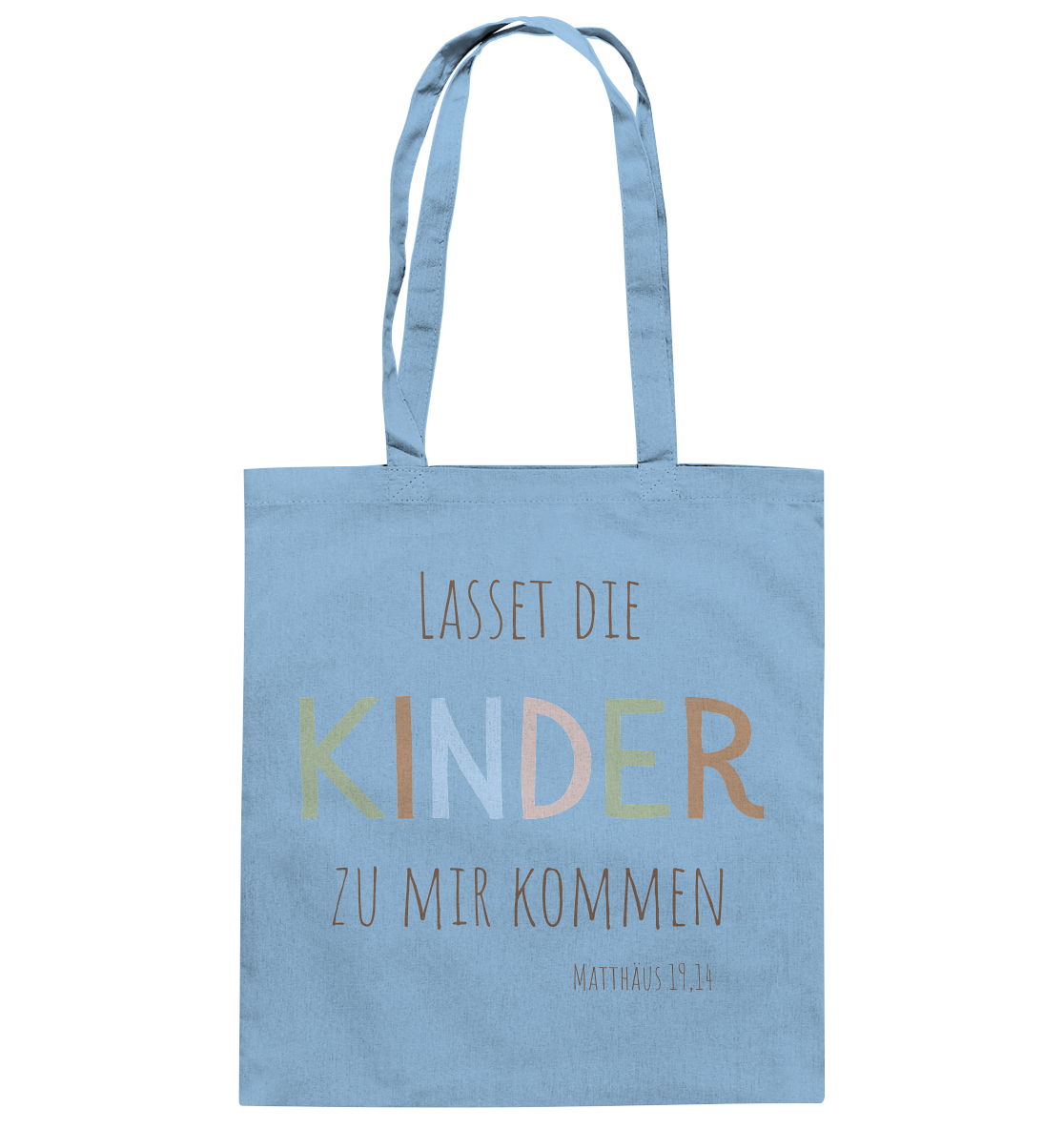 Lasset die Kinder zu mir kommen - Baumwolltasche - wertvoll und geliebt 