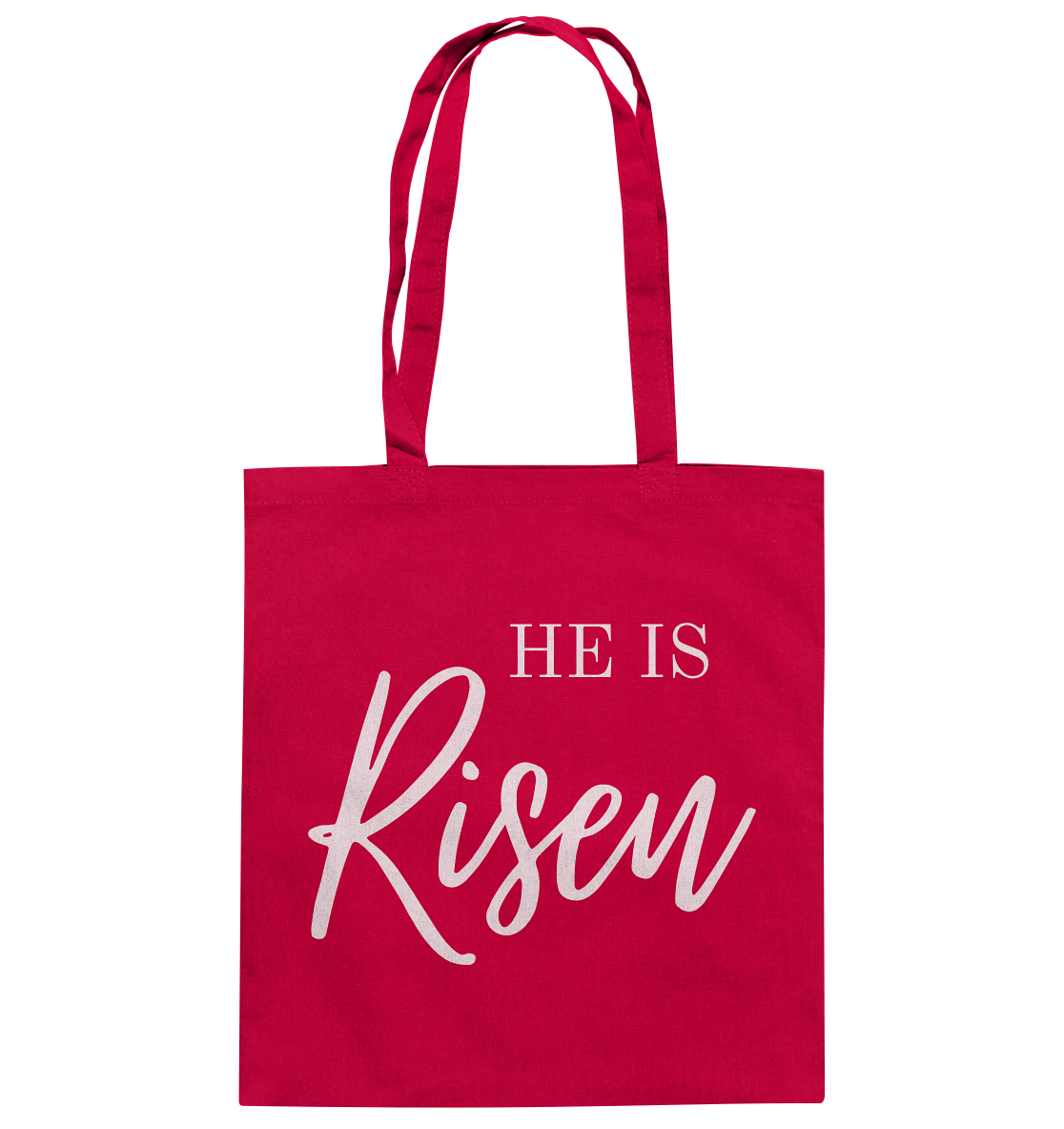 He is risen - Baumwolltasche - wertvoll und geliebt 