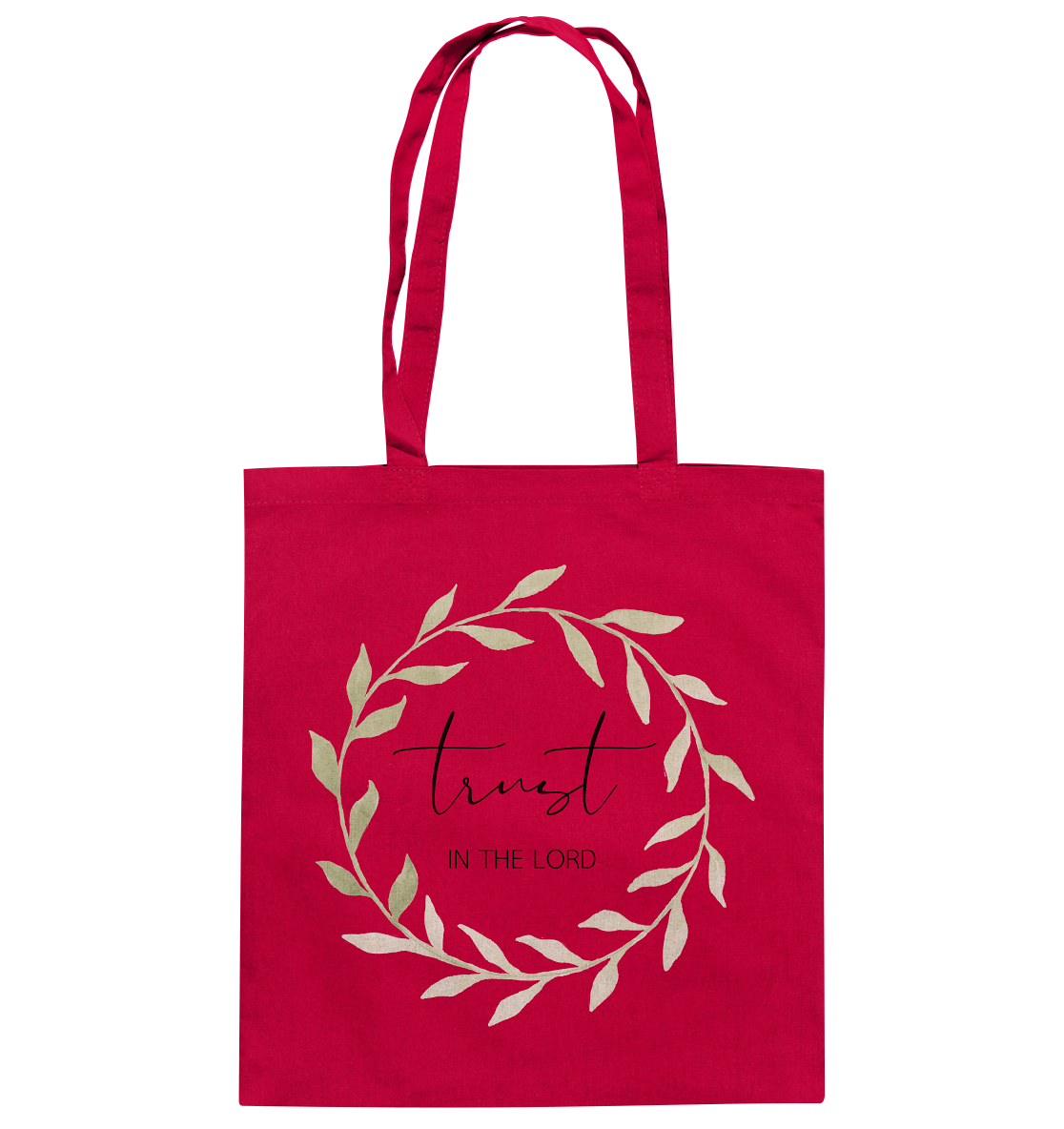 trust in the lord - Baumwolltasche - wertvoll und geliebt 