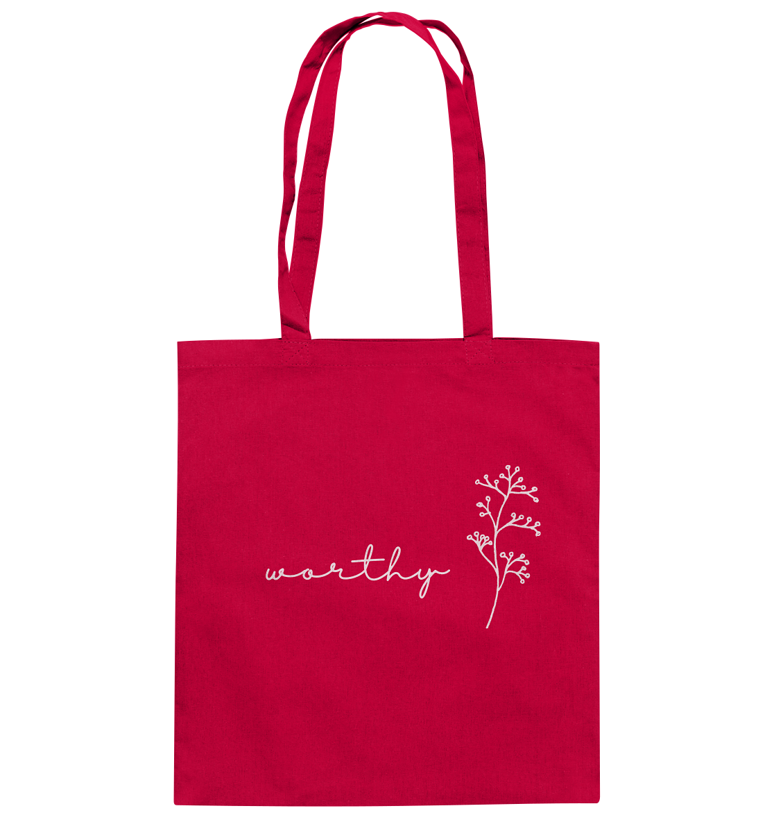 Worthy - Baumwolltasche - wertvoll und geliebt 