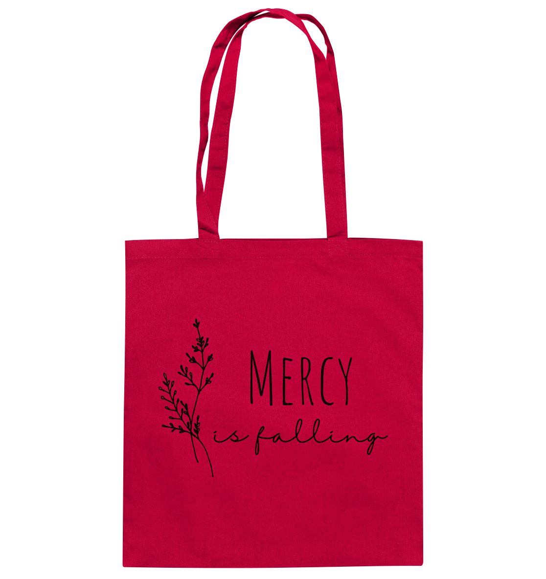 mercy is falling - Baumwolltasche - wertvoll und geliebt 