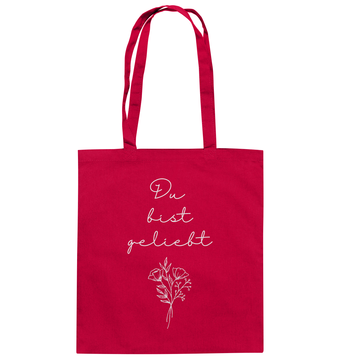 Du bist geliebt - Baumwolltasche - wertvoll und geliebt 