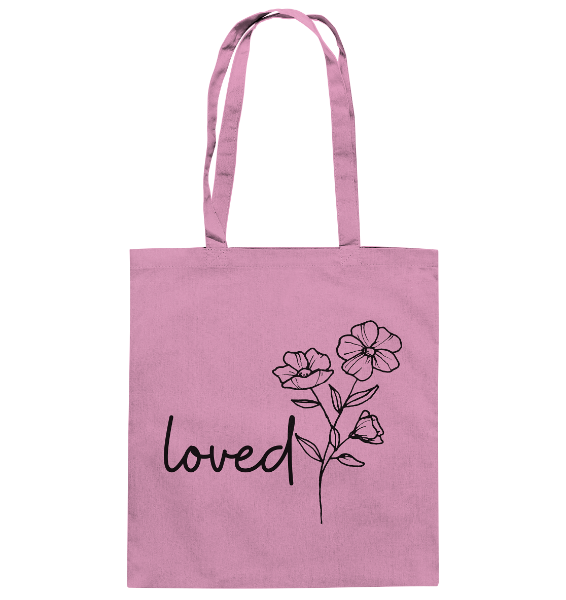 loved - Baumwolltasche - wertvoll und geliebt 