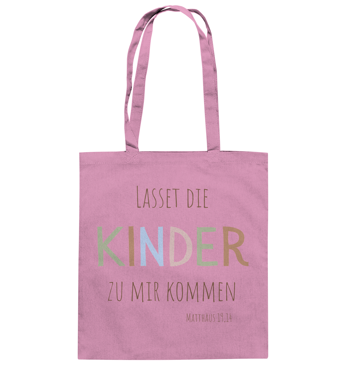 Lasset die Kinder zu mir kommen - Baumwolltasche - wertvoll und geliebt 