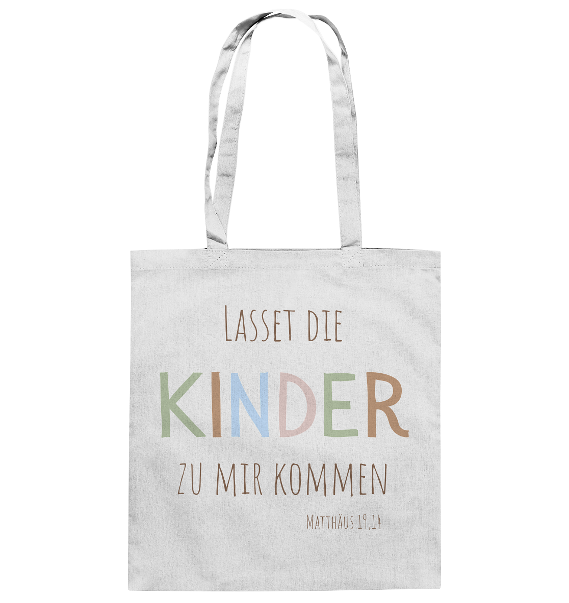 Lasset die Kinder zu mir kommen - Baumwolltasche - wertvoll und geliebt 