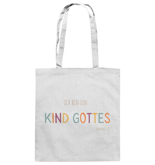 Kind Gottes - Baumwolltasche - wertvoll und geliebt 