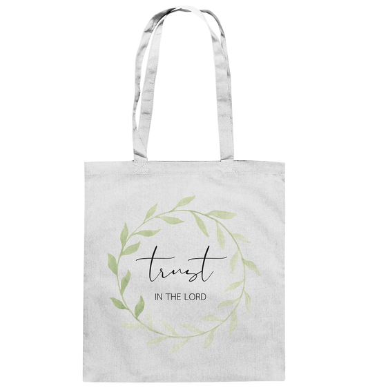 trust in the lord - Baumwolltasche - wertvoll und geliebt 