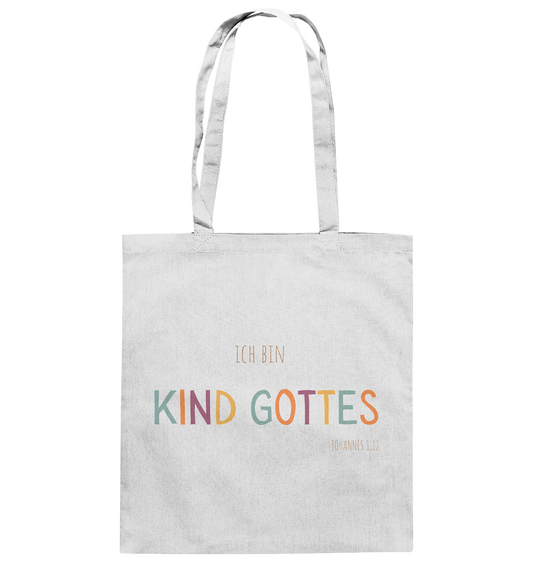 Kind Gottes - Baumwolltasche - wertvoll und geliebt 