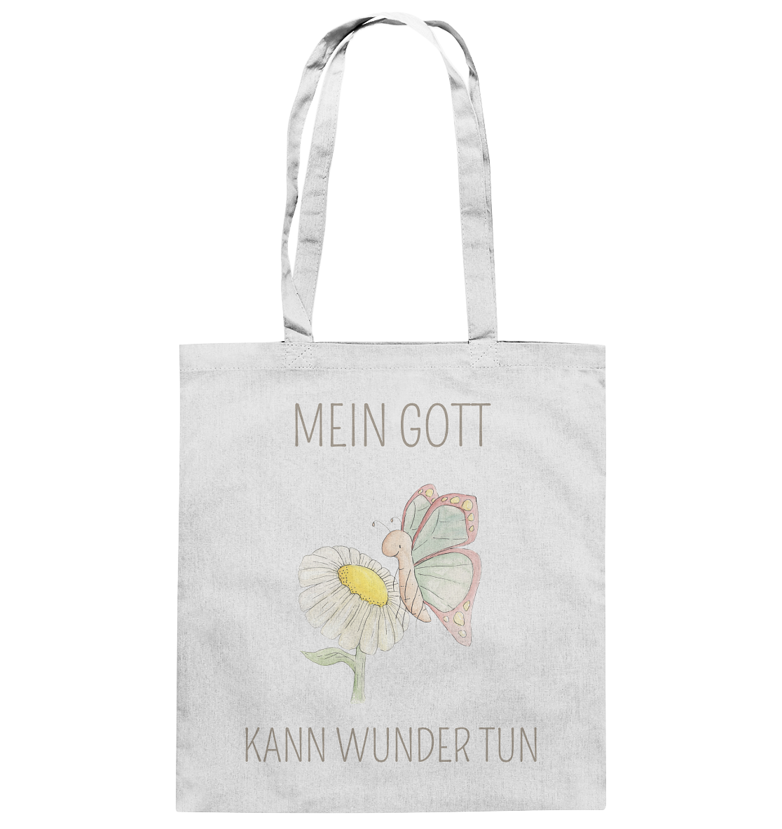 Mein Gott kann Wunder tun - Baumwolltasche - wertvoll und geliebt 