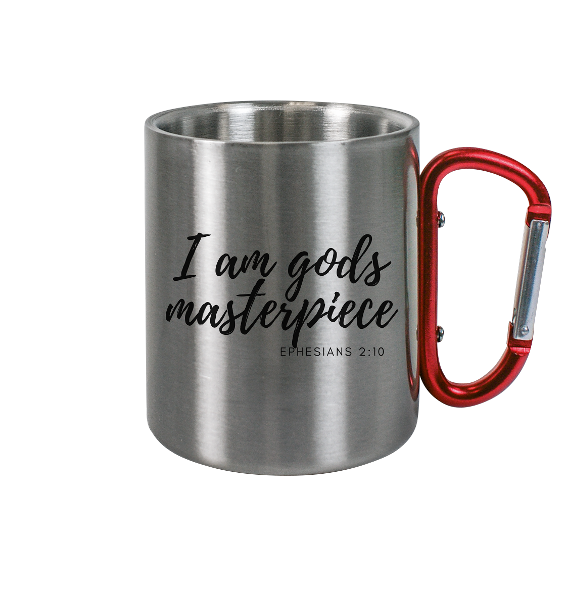 Gods Masterpiece - Edelstahl Tasse - wertvoll und geliebt 